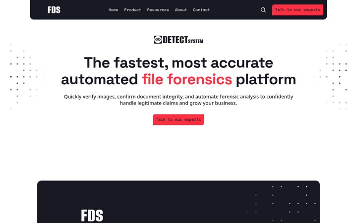 Screenshot of detectsystem.com