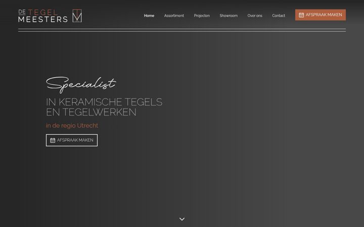 Screenshot of detegelmeesters.nl