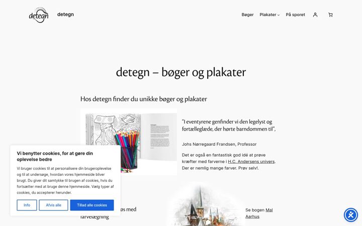 Screenshot of detegn.dk