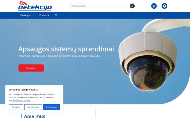 Screenshot ta' detekcija.lt
