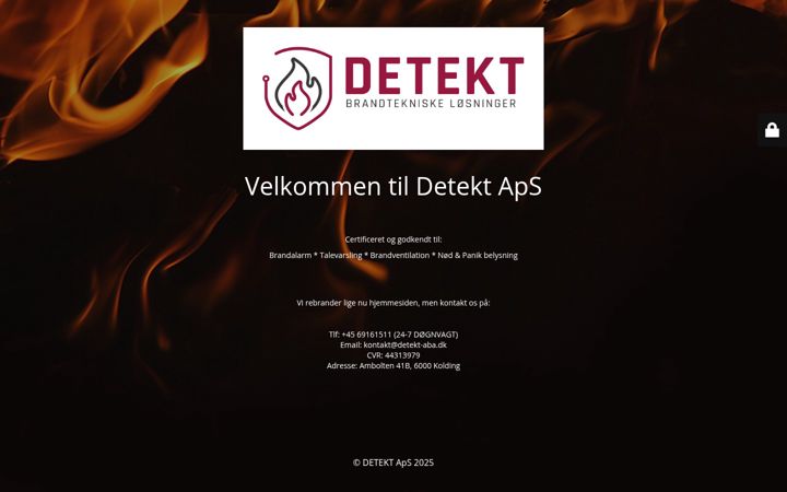 Screenshot of detekt-aba.dk