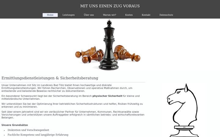 Screenshot of detektei-guenther.eu