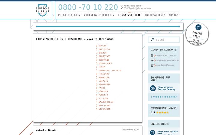 Screenshot of detektei-limburg.de