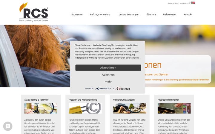 Screenshot of detektei-rcs.de