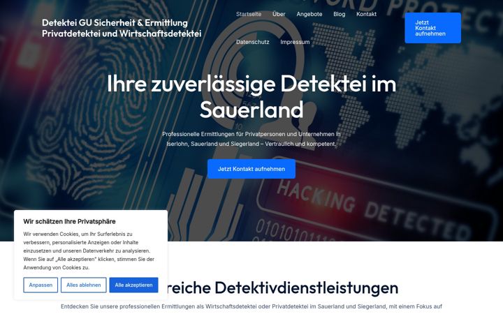 Ekrānuzņēmums no detektei-sicherheit-gu.de