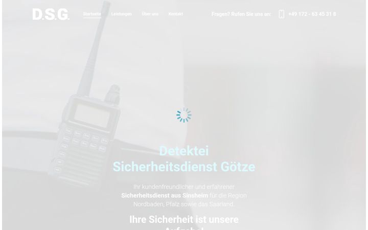 Ekrānuzņēmums no detektei-sicherheitsdienst-goetze.de