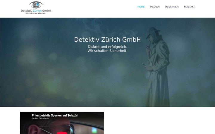 Screenshot of detektivzueri.ch