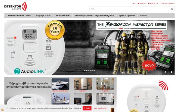 Screenshot ta' detektor-sistemi.si