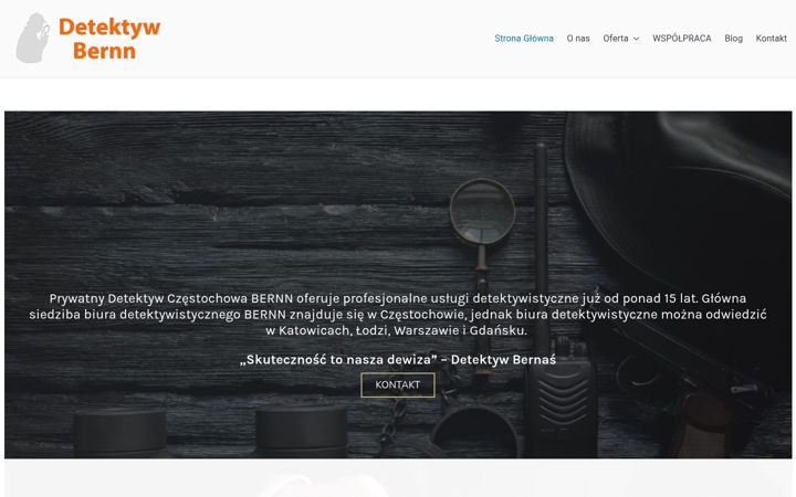 Screenshot ta' detektywbernn.pl