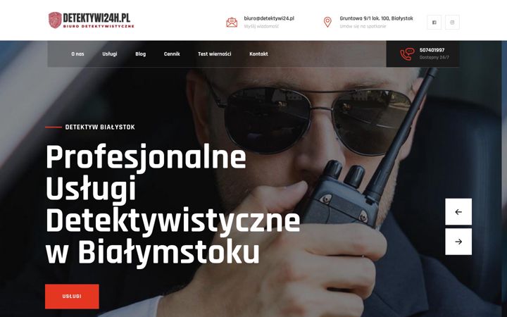 Snímek obrazovky detektywi24h.pl