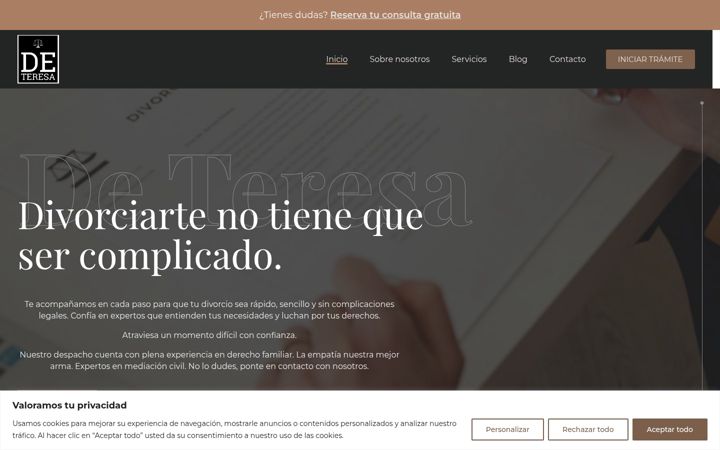 Screenshot ta' deteresa.es