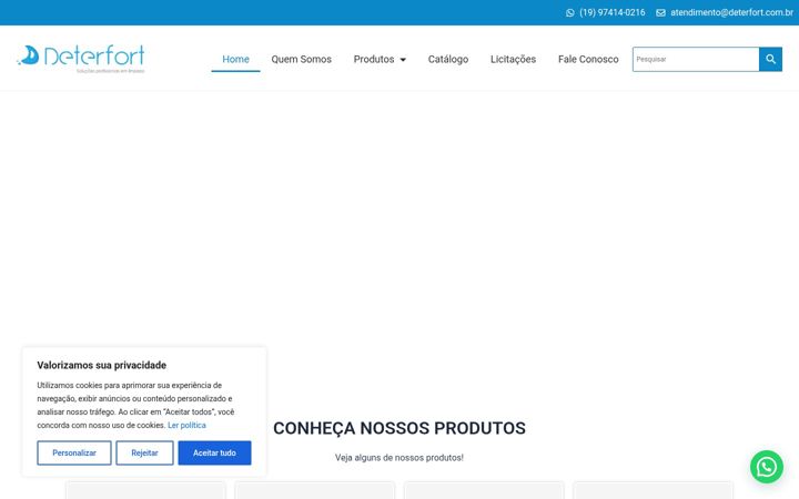 Zrzut ekranu deterfort.com.br