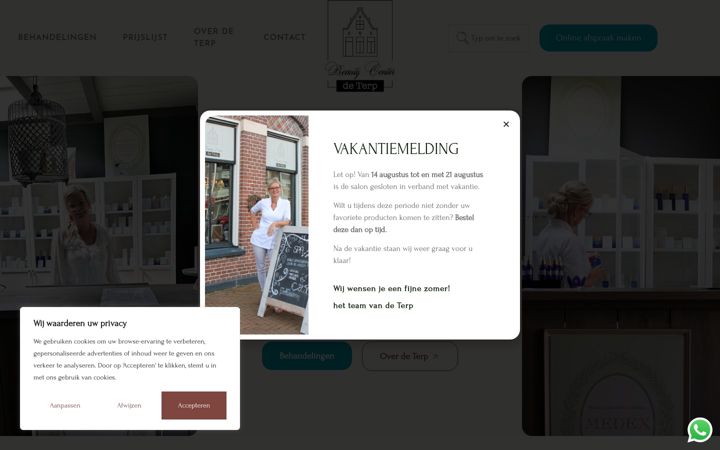 Screenshot of deterp.nl