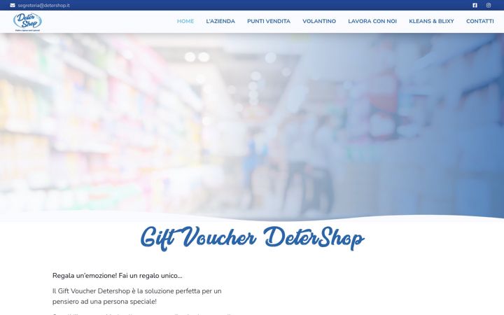 Screenshot of detershop.it