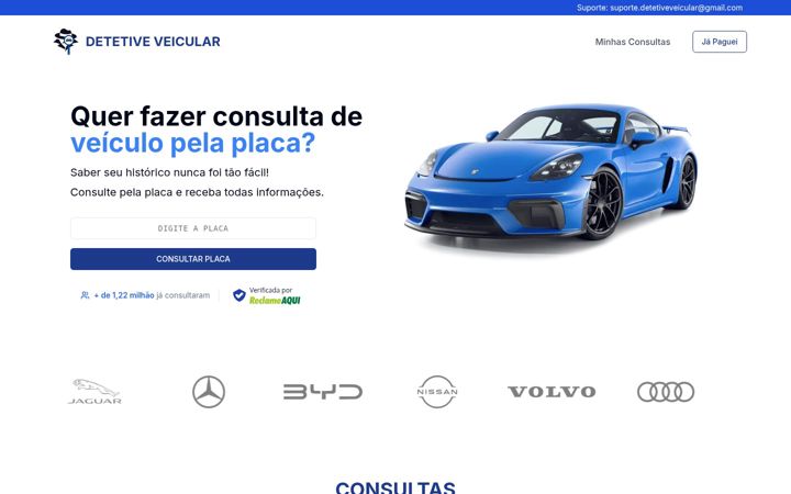 Kuvakaappaus sivustosta detetiveveicular.com