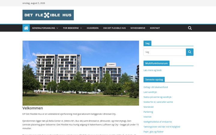 Screenshot of detflexiblehus.dk