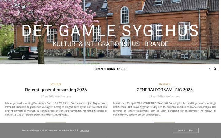 Skjermbilde av detgamlesygehus.dk
