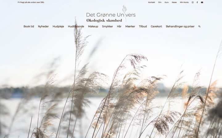 Skjermbilde av detgronneunivers.dk