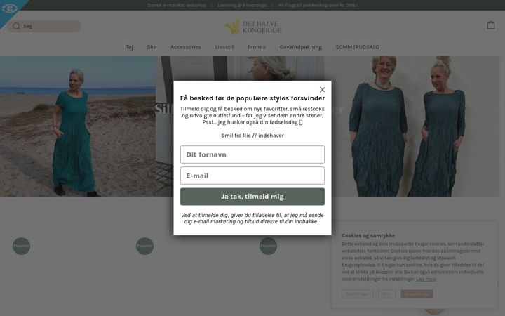 Skjermbilde av dethalvekongerige.dk