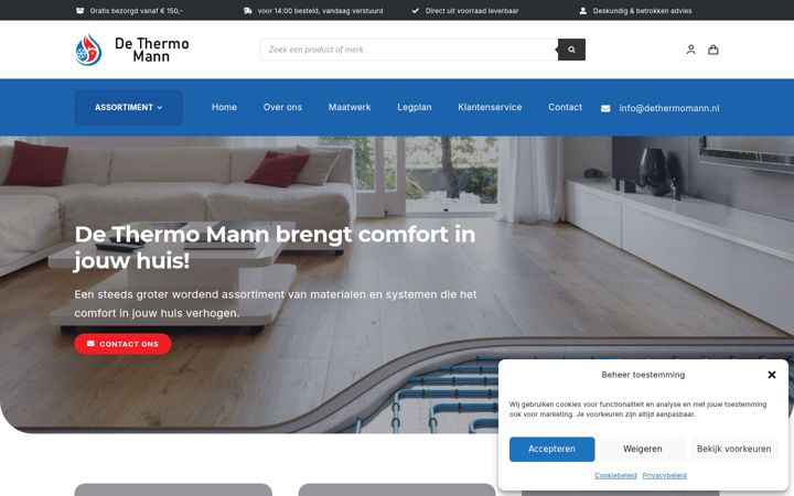 Képernyőkép: dethermomann.nl