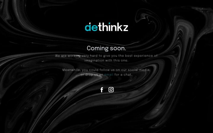 Screenshot of dethinkz.com