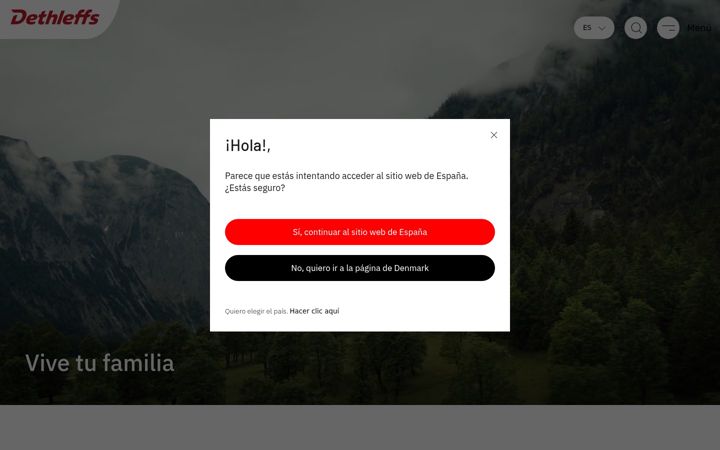 Screenshot ta' dethleffs.es