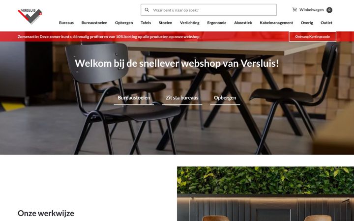 Képernyőkép: dethuiskantoorspecialist.nl