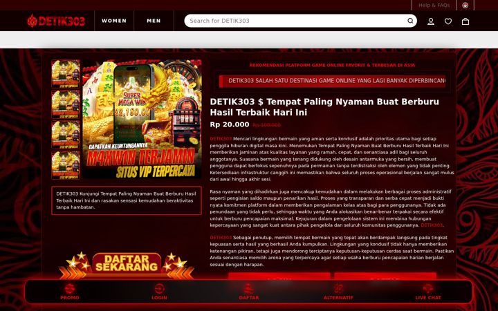 Screenshot of detik303.org