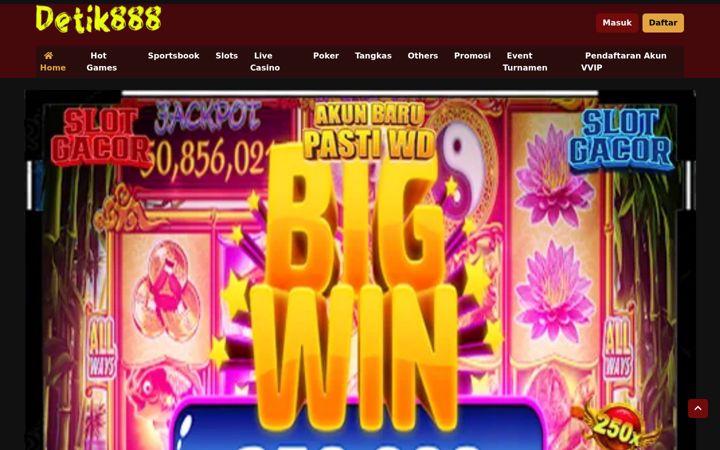 Screenshot von detik888.com