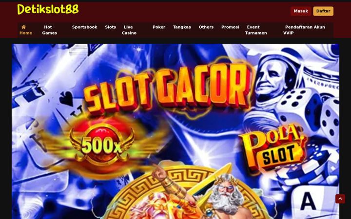Screenshot of detikslots88.com