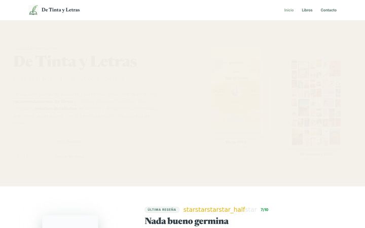 Screenshot ta' detintayletras.es
