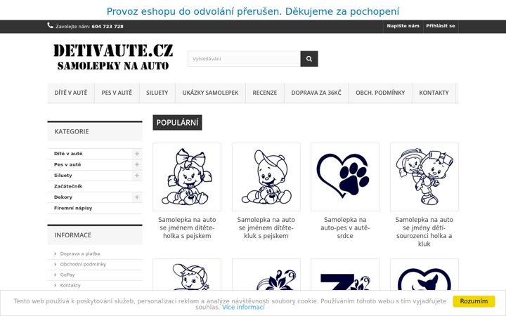 Screenshot of detivaute.cz