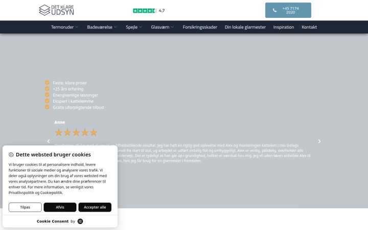Screenshot of detklareudsyn.dk