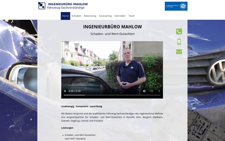 Screenshot of detlef-mahlow.de