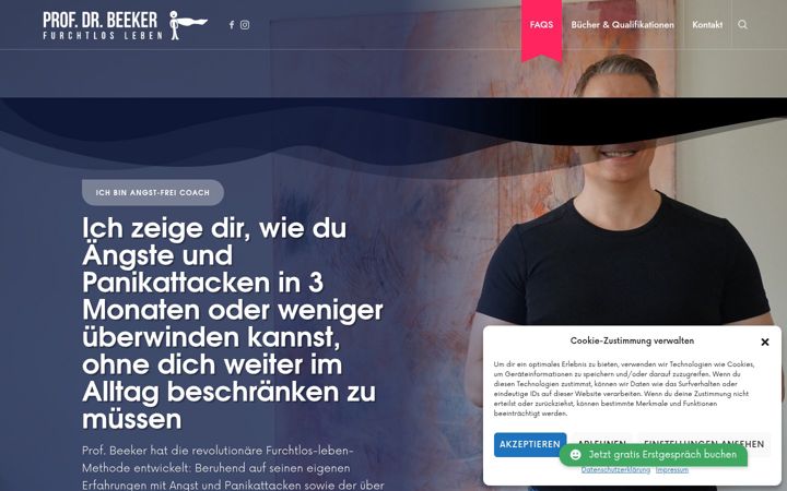 Posnetek zaslona detlefbeeker.de