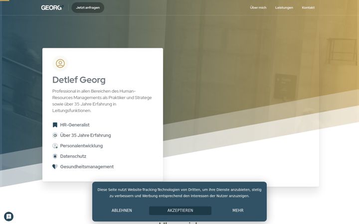 Screenshot of detlefgeorg.com