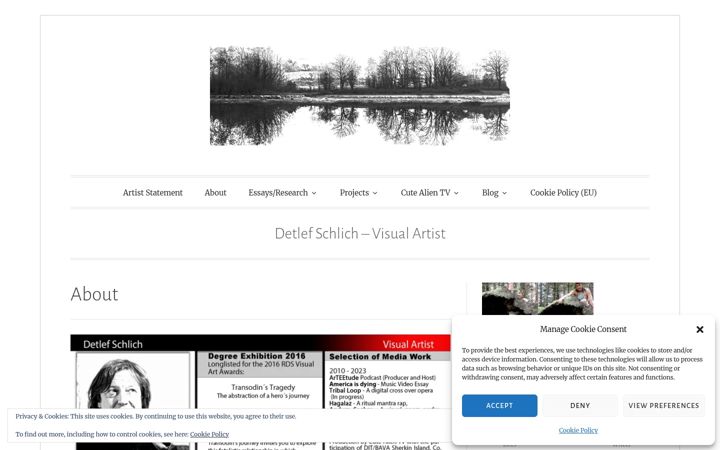 Screenshot of detlefschlich.com