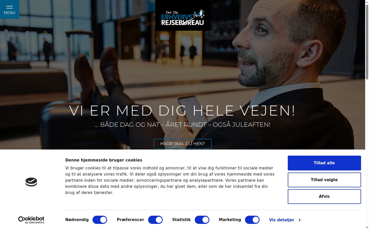 Kuvakaappaus suostumusbannerista, joka näytettiin ennen mitään vuorovaikutusta