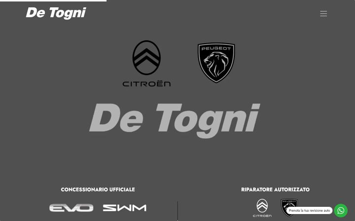 Екранна снимка на detogniauto.it