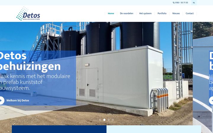 Screenshot of detosbehuizingen.nl