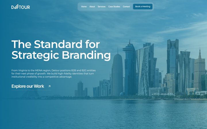 Screenshot of detourmena.com