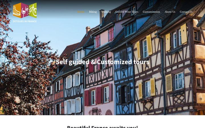 Screenshot of detours-in-france.com
