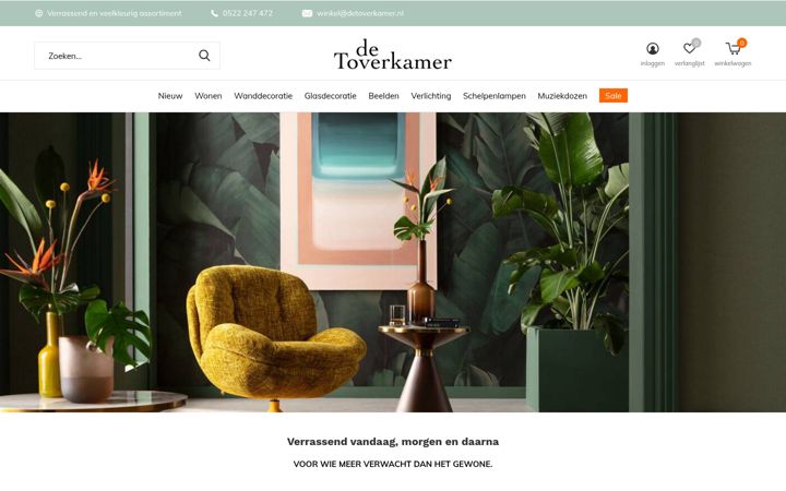 Screenshot of detoverkamer.nl