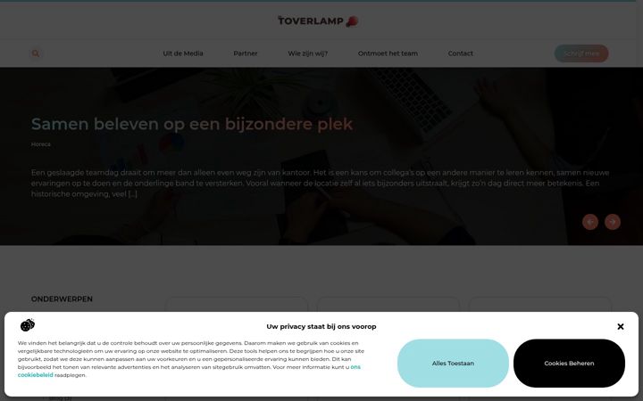 Screenshot of detoverlamp.nl