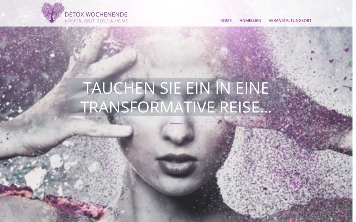 Screenshot of detox-wochenende.de