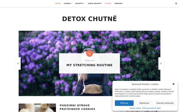 Screenshot of detoxchutne.cz