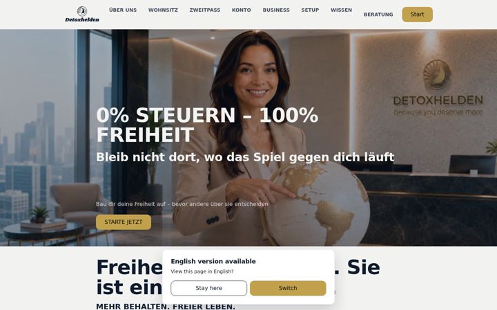 Screenshot of detoxhelden.com