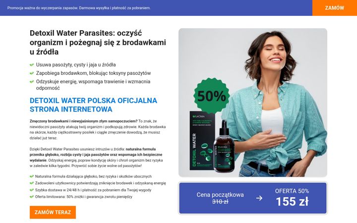 Screenshot of detoxilwaterpolska.com