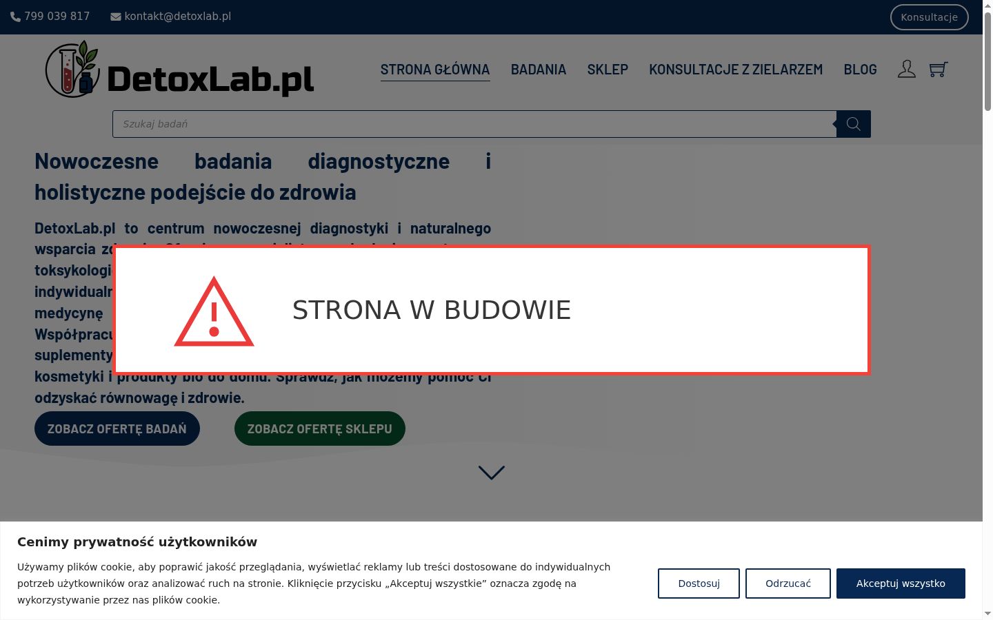 Snímek obrazovky baneru souhlasu zobrazeného před jakoukoli interakcí