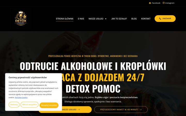 Snímek obrazovky detoxpomoc.pl